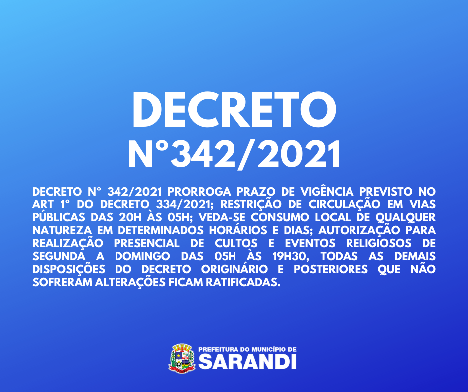 Decreto Nº 342/2021